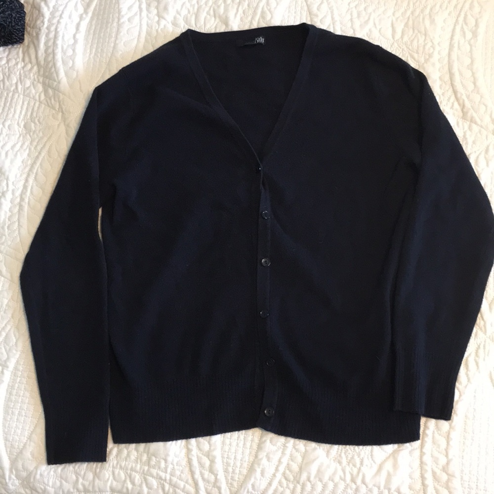 NWOT, Ladies East 5th black cardigan sweater Sz-PS
